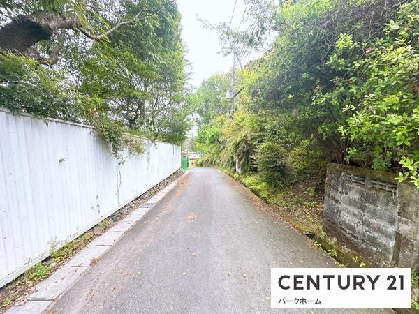 大津市国分2丁目の土地(前面道路含む現地写真)