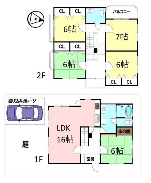 大津市野郷原２丁目の中古一戸建