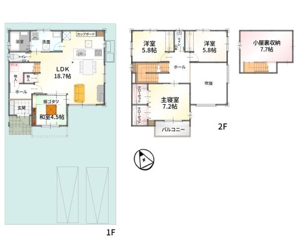 守山市小島町の新築一戸建