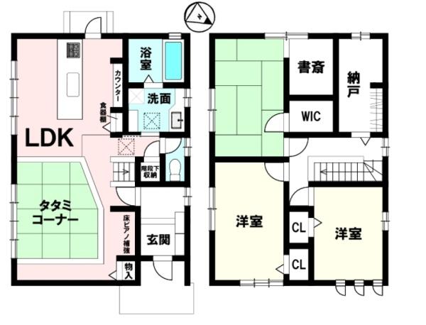 栗東市小野の中古一戸建