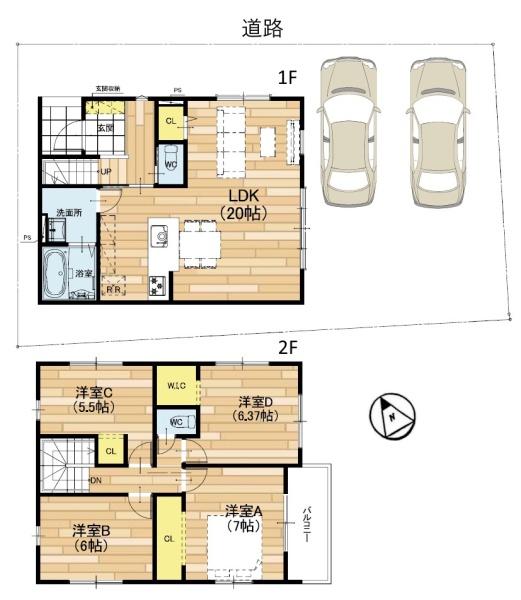 新築一戸建　2号棟　1期