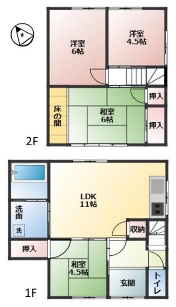 草津市東草津２丁目の中古一戸建