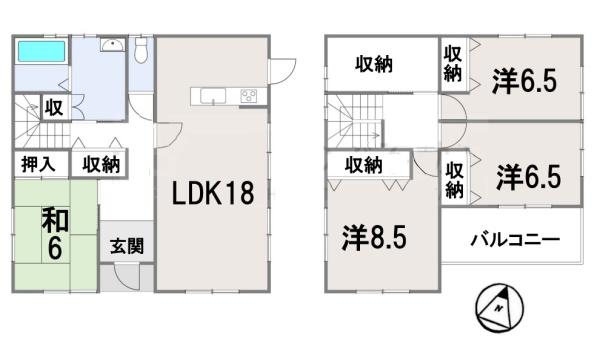 草津市東矢倉３丁目の中古一戸建