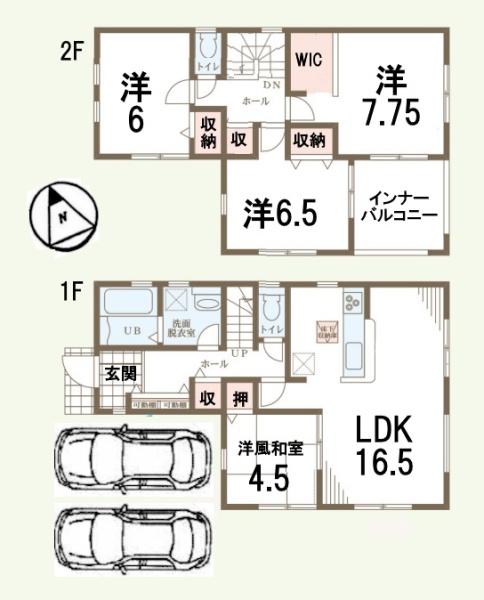 新築一戸建　2号棟　全4区画