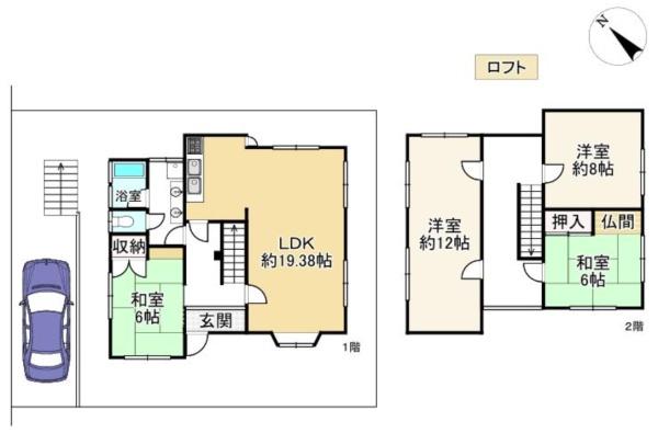 大津市大石東４丁目の中古一戸建