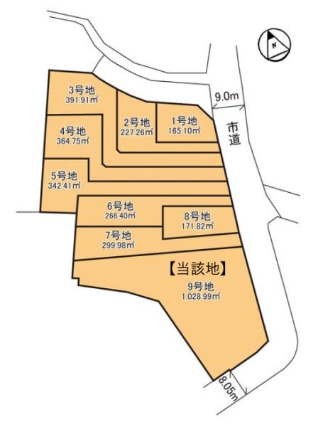 草津市岡本町の売土地