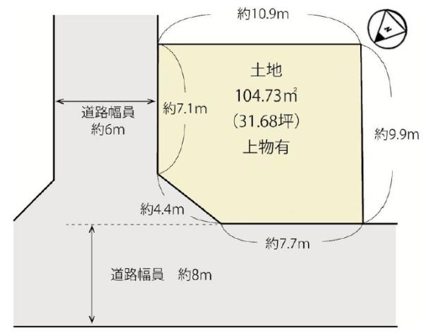 草津市上笠２丁目の売土地