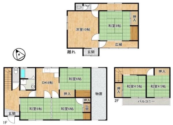 草津市北山田町の中古一戸建