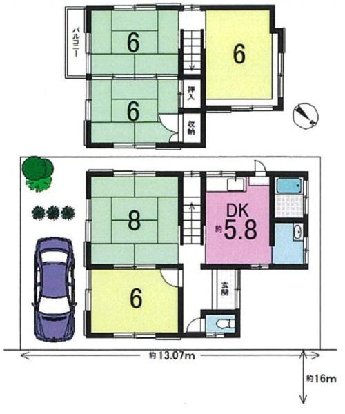 草津市上笠４丁目の中古一戸建て