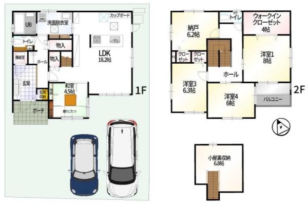 守山市下之郷１丁目の新築一戸建