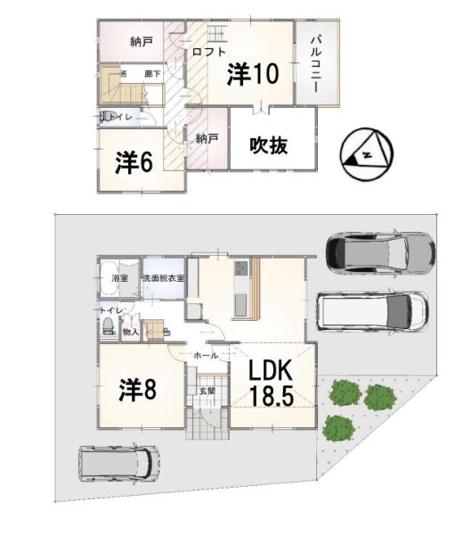 草津市新浜町の中古一戸建て