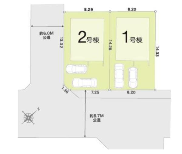 新築一戸建　１号棟　全2区画　第1期