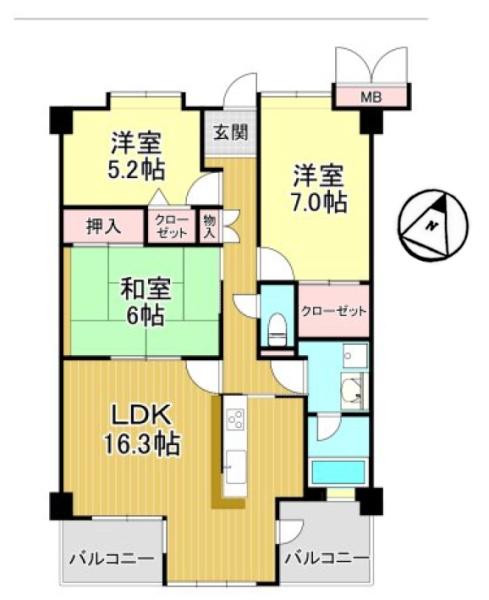 メゾンドール瀬田公園都市2番館