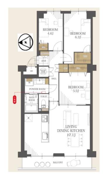 ネオコーポ大津湖城ヶ丘　C棟