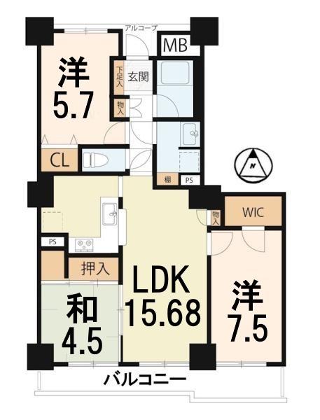 ウィングビュー(間取り)