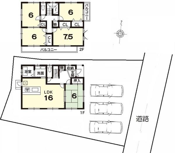 草津市下笠町の中古一戸建