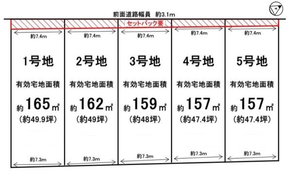 条件無　5号地／5区画