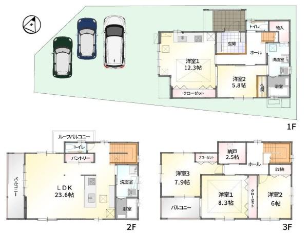 新築一戸建　1号地