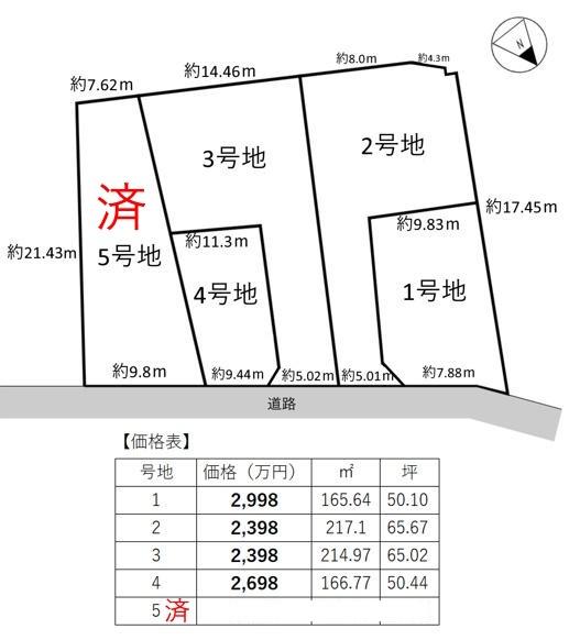 条件無　3号地／5区画