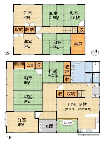 大津市大萱７丁目の中古一戸建て