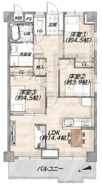 シャルマンコーポ第２瀬田