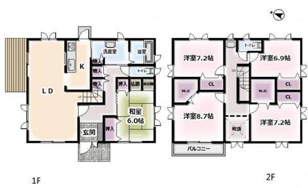 草津市追分６丁目の中古一戸建て