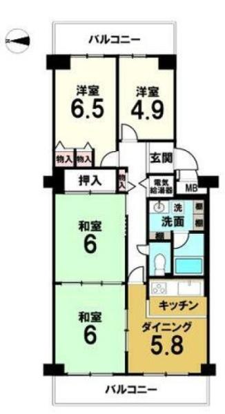 ネオコーポ大津湖城ヶ丘Ｃ棟