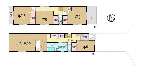 新築一戸建　2号棟