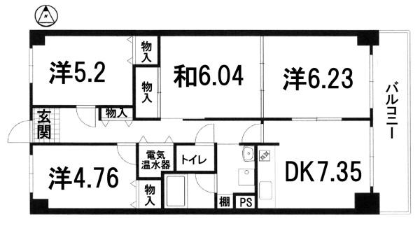 ネオコーポ大津湖城ヶ丘A棟