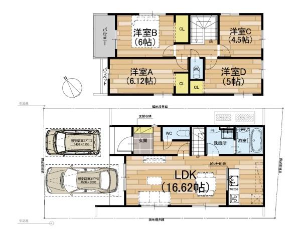 新築一戸建　2号地　　3期　全2区画