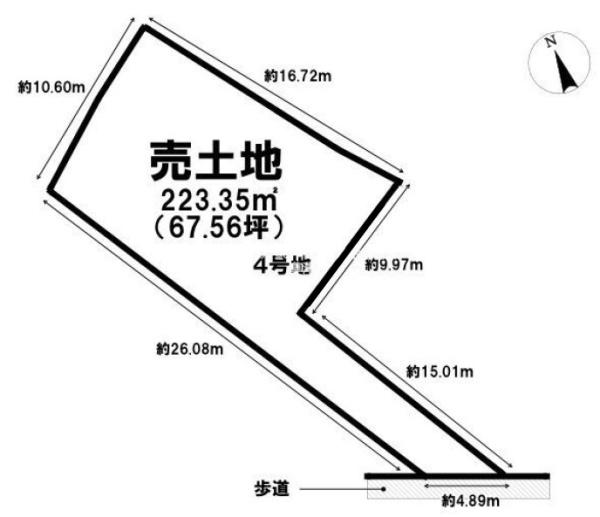 草津市北山田町の土地