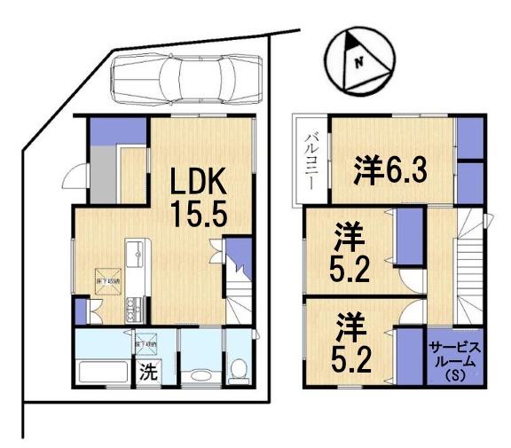 草津市矢橋町の中古一戸建て