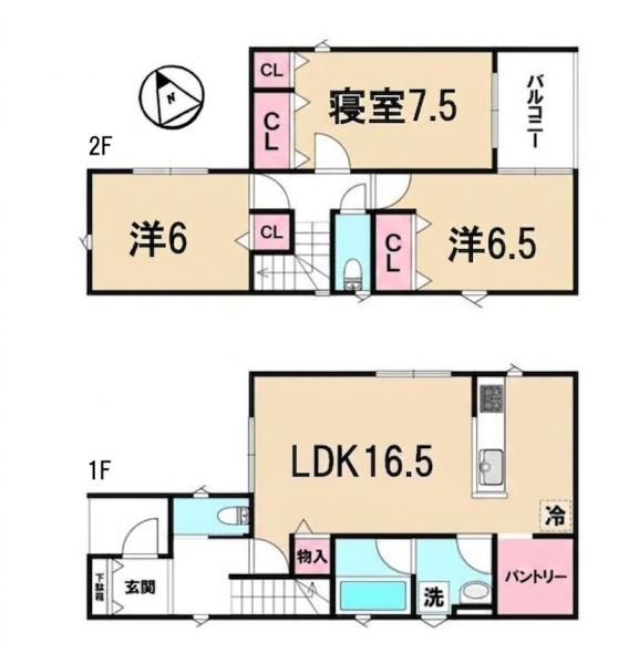 新築一戸建　第2期　　2号棟　全2区画