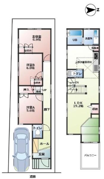 大津市長等２丁目の中古一戸建て