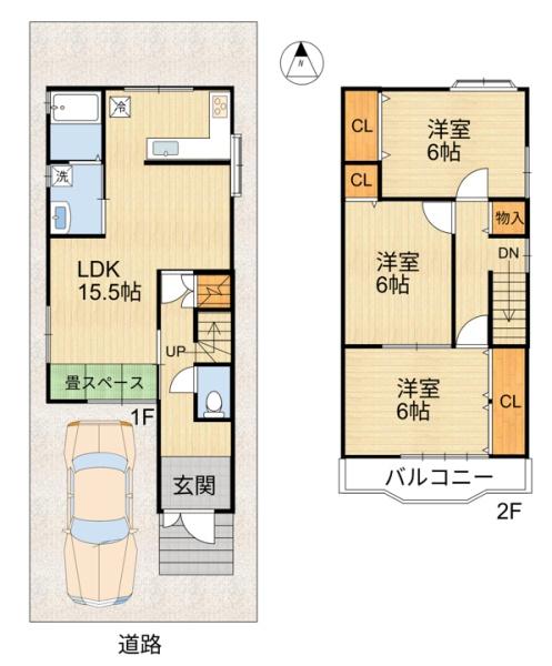 大津市二本松の中古一戸建て