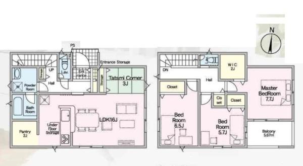 新築一戸建　第1期　　1号棟　全3区画