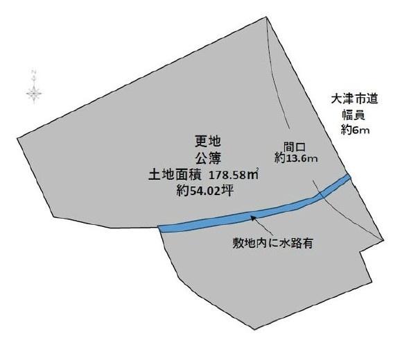 大津市秋葉台の土地
