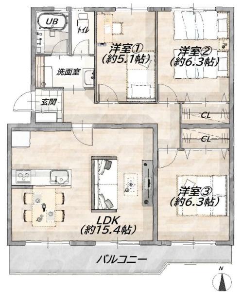 膳所ハイツ8号棟