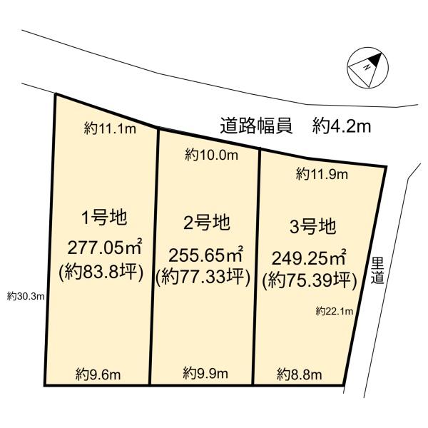 条件付　3号地／3区画
