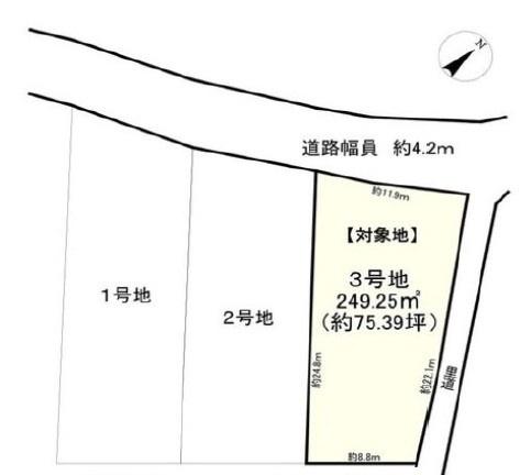 条件付　3号地／3区画