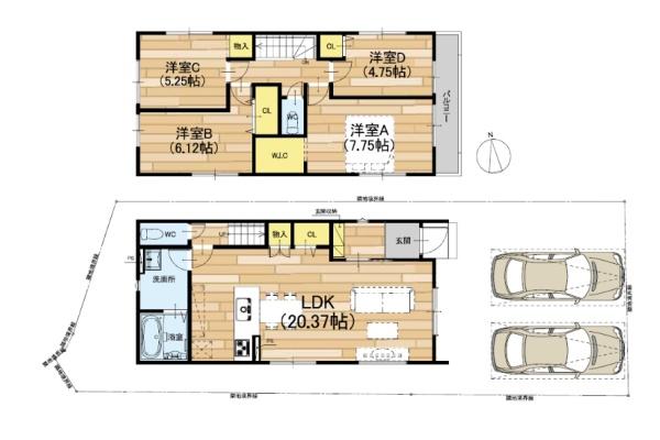 新築一戸建 3期 1号地