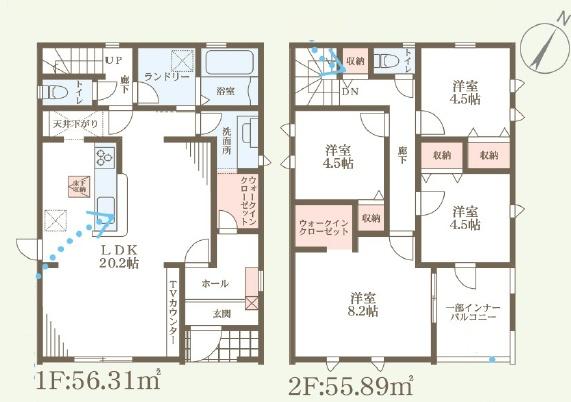 新築一戸建　2号棟