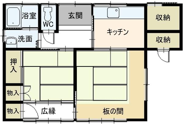 新城市長篠字大門の中古一戸建て