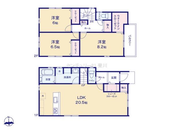 豊田市広川町8丁目　第1　2号棟　新築戸建