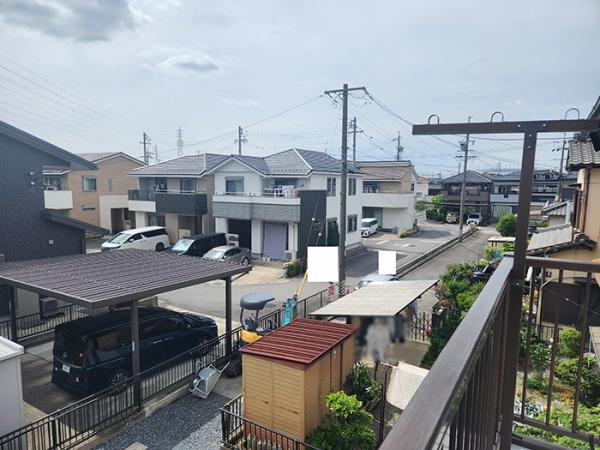 岡崎市中園町字忠田の中古一戸建て(現地からの眺望)