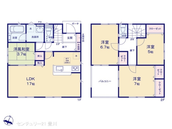 岡崎市仁木町字郷西の新築一戸建