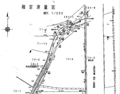 豊田市石飛町高堤の土地