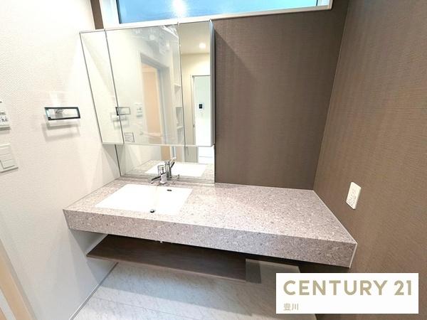 岡崎市羽根町字陣場の新築一戸建(洗面台・洗面所)