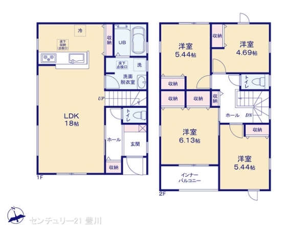 岡崎市北野町字東河原の新築一戸建