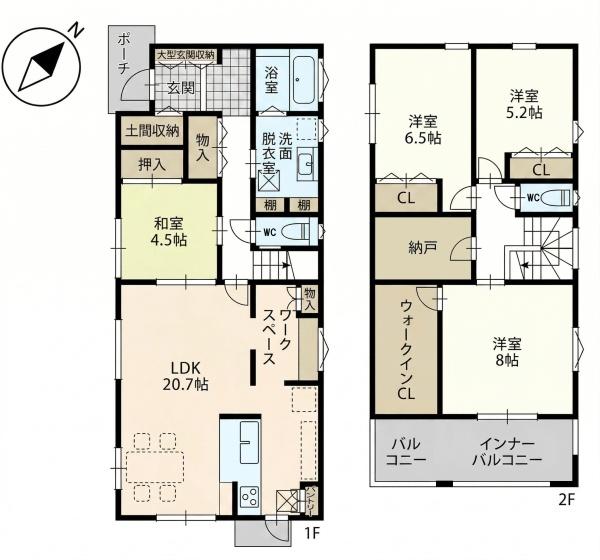 豊田市朝日ケ丘6丁目　2号棟　新築戸建